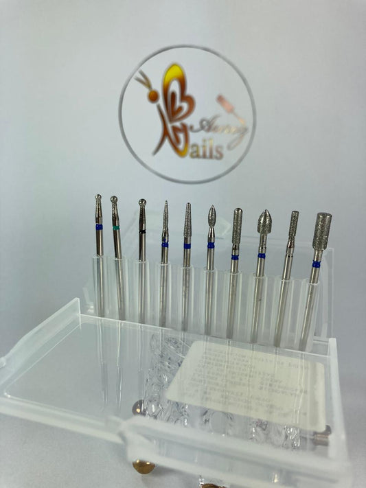 set de brocas para manicura rusa